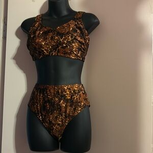 Leopard Two Piece Bikini Set